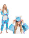 Winter Women's Blue Onesie Pajama