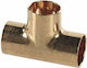 Copper Pipe Tee 35x35x35 Mm Soldered