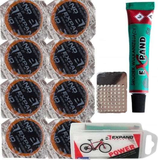 Expand Power Set 8 Patch-uri Rotunde Pentru Bicicletă