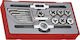 Teng Tools Κολαούζα με Μανέλα 17τμχ