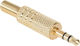Cabletech Konverter 3.5mm männlich zu 3.5mm weiblich Gold 1Stück