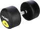 HMS Hg Pro Hanteln Rund Gummi 1 x 40kg