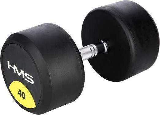HMS Hg Pro Hanteln Rund Gummi 1 x 40kg