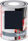 Vopsea Albastru Marin Ral 5004 Nopolux Wilckens Granit 1 L Can