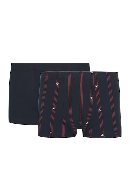 Herren Boxershorts Blau 2Packung