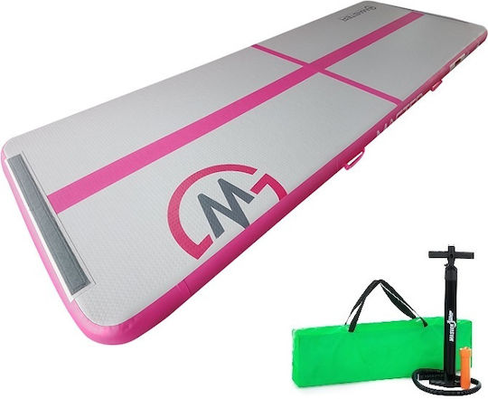 Master AirTrack Στρώμα Ενόργανης Γυμναστικής Ροζ (200x100x10cm)