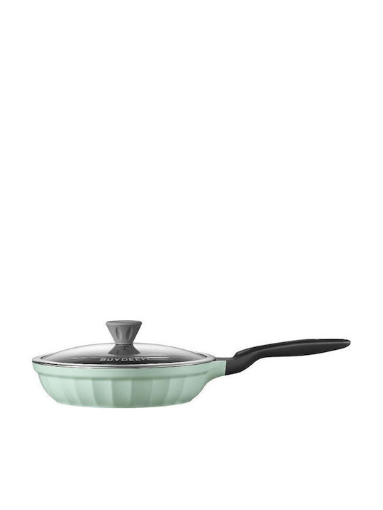 Buydeem Pan With Lid made of Cast Aluminum with Non-Stick Coating 25cm