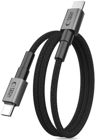 Tech-Protect Ultraboost Dna USB 2.0 Кабел USB-C Мъжки - USB-C 100W Захранване PD Сив 1м