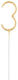 Kaltes Funkensparklers Goldene Nummer 3 17cm