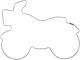 Steel Cookie Cutter Motor 7 Cm