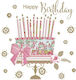 Tort Happy Birthday Geburtstag Servietten 33x33cm 20 Stück