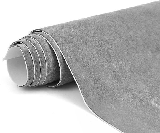 Alcantara Suede Fabric Sticker 60x100cm Car Interior Decoration – W17319-3g Gray