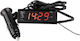 Car Clock, Thermometer and Voltmeter Digital Instrument