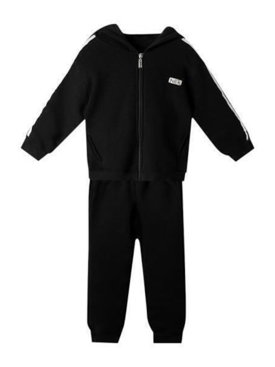 Kids Sweatpants Set Black 2pcs