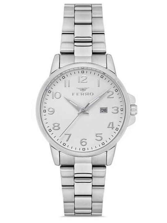 Ferro Women's Watch 36mm Battery with Silver Stainless Steel Bracelet