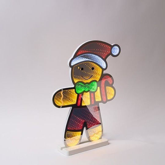 Eurolamp Gingerbread Man 28x5.5x40cm Decorative Design Mirror LED Tape Transformer 207 LED Multicolour LED Power Supply 3m IP20 Eurolamp