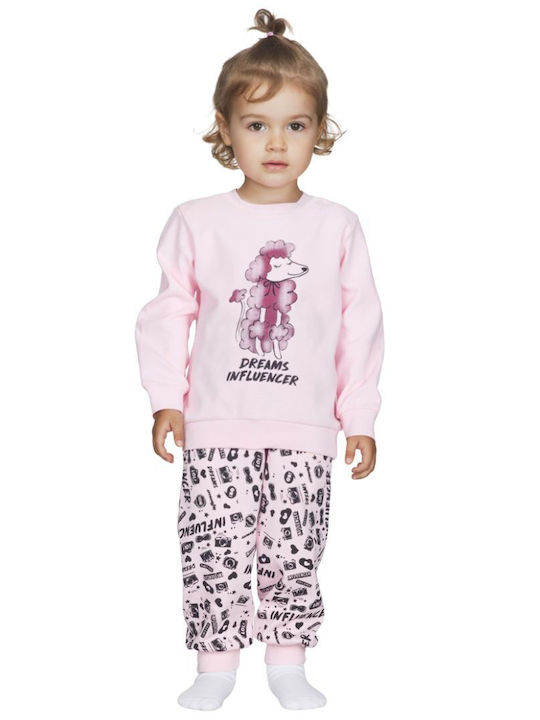 Dreams by Joyce Kids Winter Pink Pajamas Influencer