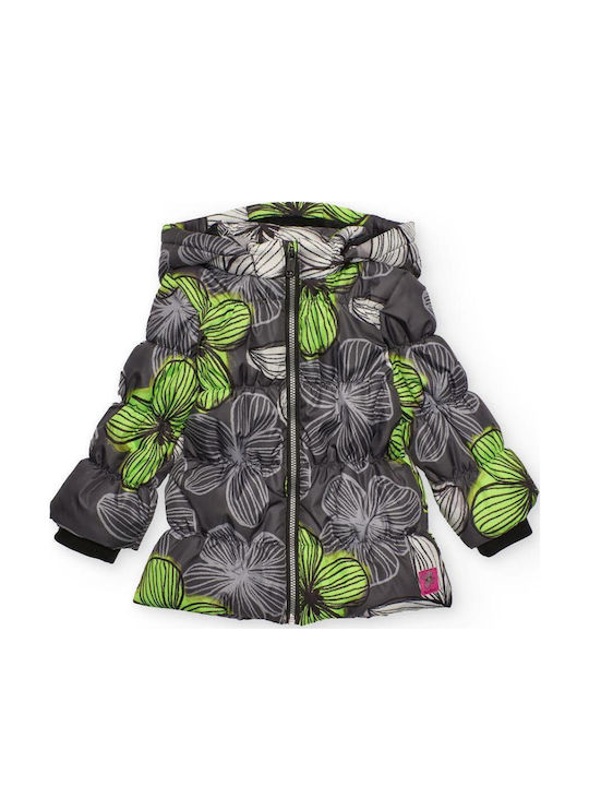 Kids' Coat with Hood Black