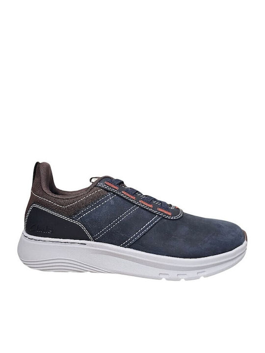 Clarks Trek Adidași Pentru Bărbați Din Piele Bl...