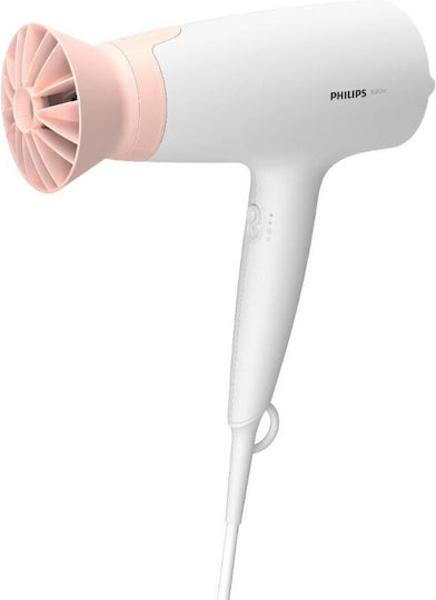 Philips Series 3000 Hair Dryer Turbo with Diffuser 1600W White