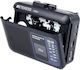 Sistem Audio Portabil Cu Casetă Player / Radio Negru