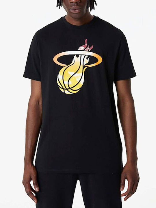 New Era Miami Heat Sportliches T-Shirt Black