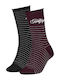 Tommy Hilfiger Γυναικείες Κάλτσες Burgundy 2Pack