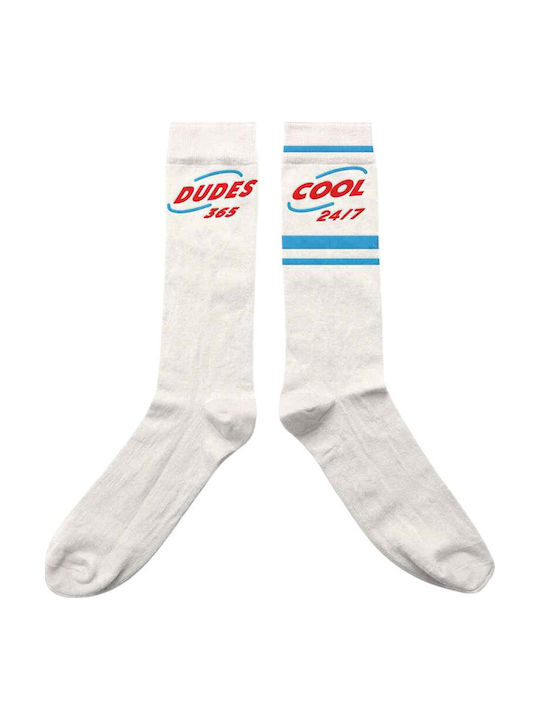 The Dudes Bărbați Șosete Off-white 1Pachet