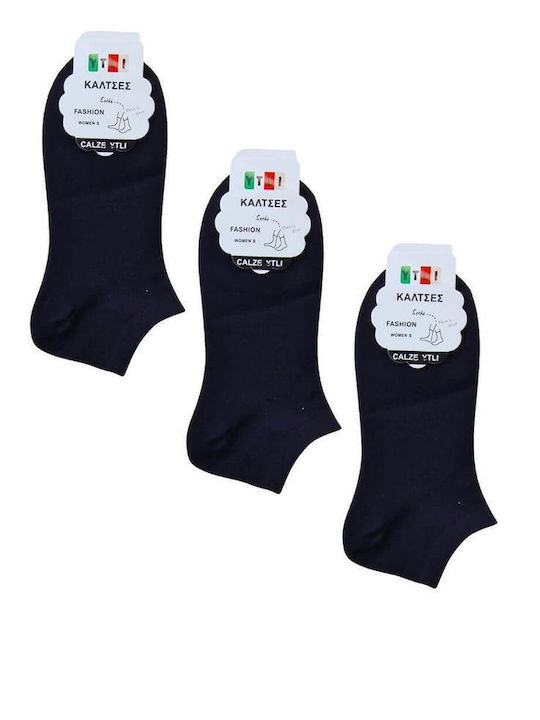 YTLI Women's Socks Black 3Pack