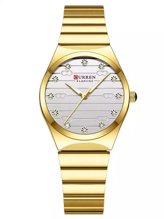 Curren Womens Watch 31mm Battery With Gold Meta...