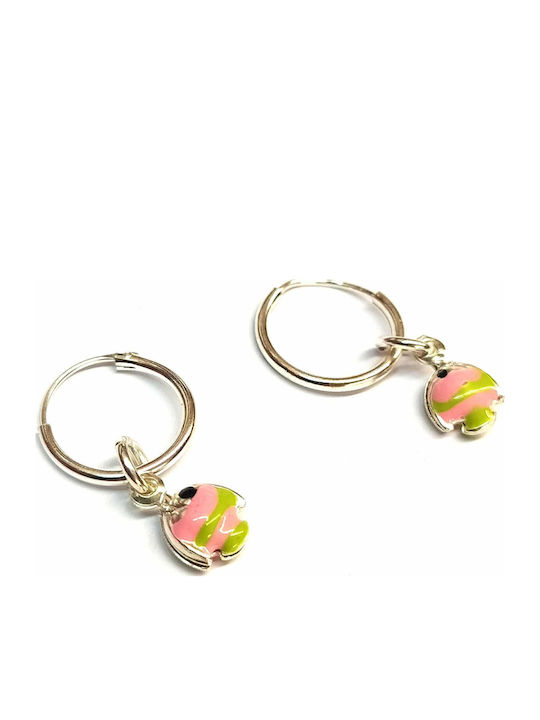 Amalfi Accessories Παιδικά Σκουλαρίκια από Ασήμι