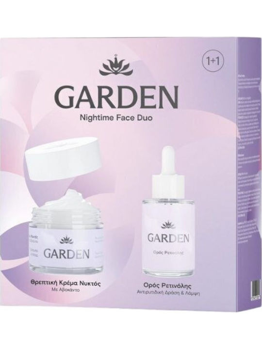 Garden Nighttime Face Duo Hautpflegeset für Anti-Aging & Feuchtigkeitsspendend Garden Nighttime Face Duo Hautpflegeset für Anti-Aging & Feuchtigkeitsspendend