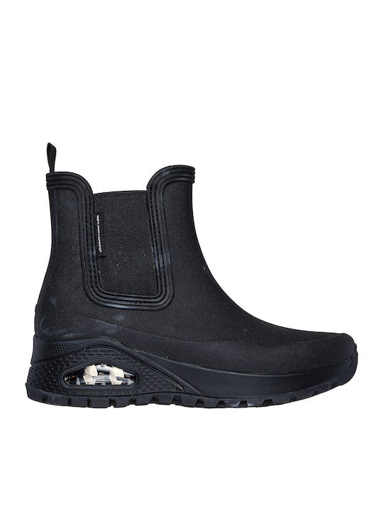 Dancing In The Rain Women's Ankle Boots Platform Black