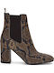Leather Women's Chelsea Boots Brown