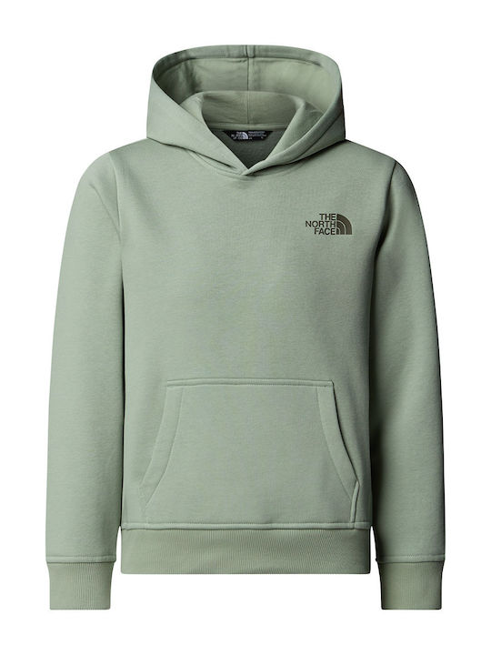The North Face Fleece Hanorac Copii cu Glugă Kaki