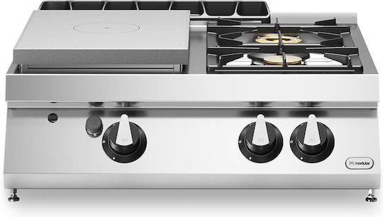 Modular Professional Commercial Flat Top Griddle with Flat Plate 6kW