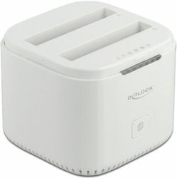 DeLock for 2 SATA Hard Disk Docking Stations with USB-C Connection 63084 DeLock for 2 SATA Hard Disk Docking Stations with USB-C Connection 63084