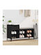 Holz Schuhschrank 102x36x60cm