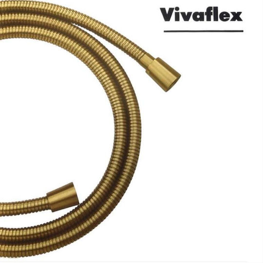 Viospiral 00-12410/k Σπιράλ Nτούζ Double Lock Brushed Gold 175 Cm