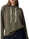 Women's Sweatshirt Hooded Olive