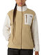 Yumiori Full Zip Fleece Fleece Damen Jacke in Beige Farbe
