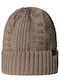 Beanie Γυναικείος Σκούφος Πλεκτός σε Καφέ χρώμα