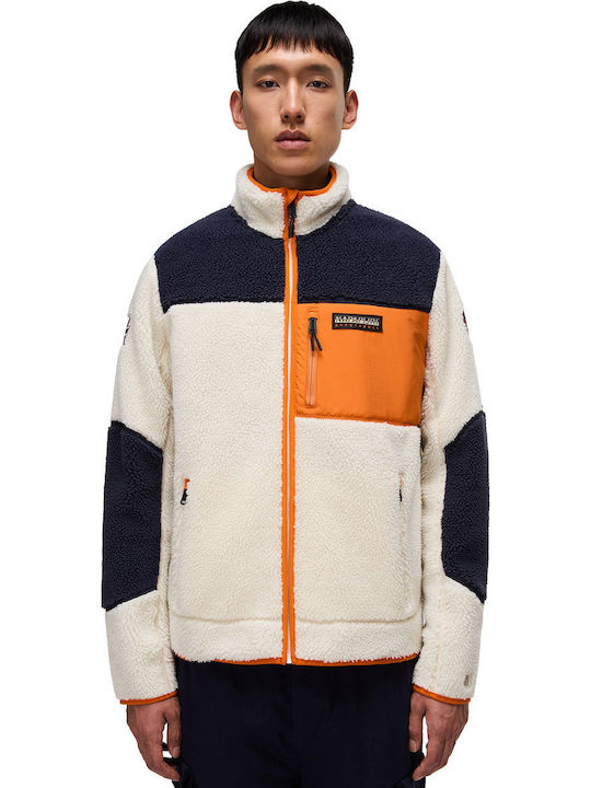 Napapijri Yupik Ανδρική Ζακέτα Fleece Πολύχρωμο