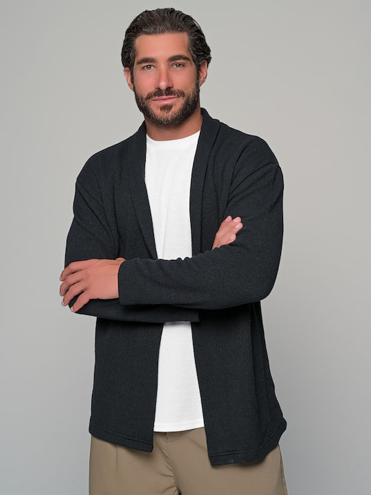 Ben Tailor Herren Strickjacke Black