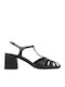 Leder Sandalen Schwarz