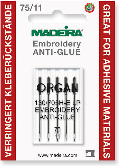 Set 5 Ace De Broderie Anti-Adeziv Finețe 75 Madeira 9456