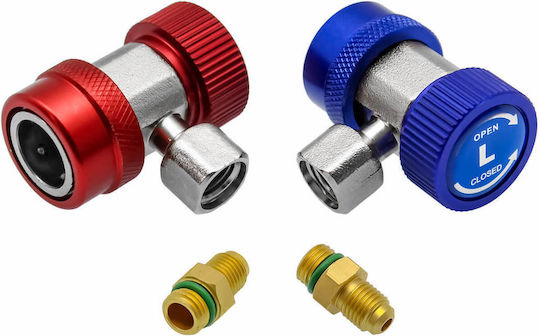 Freon Charging Quick Couplers for Car Air Conditioner R134a Low High Pressure Qc-ml Qc-mh