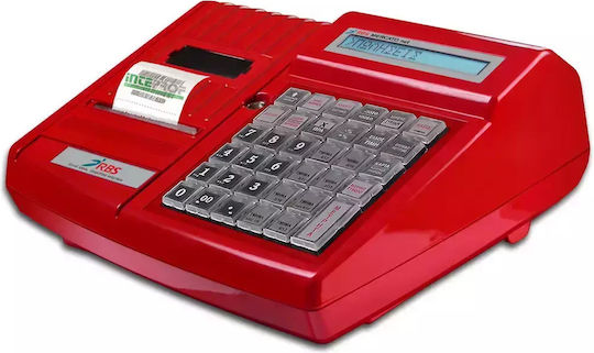 Ταμειακή Μηχανή Rbs Mercato Red Χωρίς Μπαταρία Δώρο Συρτάρι + Ρολά + Προγραμματισμός + Παράδοση