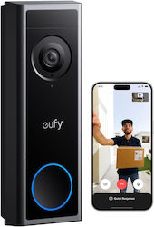 Eufy C31 Ασύρματο Κουδούνι Πόρτας Wi-Fi Συμβατό με Alexa και Google Home Μαύρο