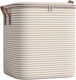 Пластмаса Кутия за съхранение с капак Бежов 56x45x56см 1бр